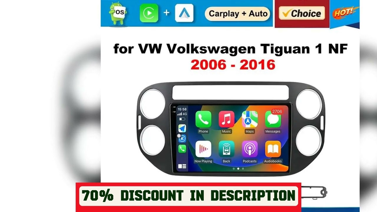 A must-have product! for VW Volkswagen Tiguan 1 NF 2006 - 2016 Car Multimedia Radio Player Android