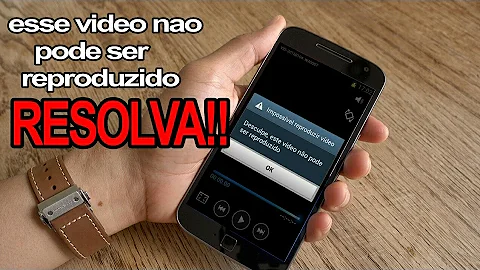 Que fazer quando aparece que o vídeo não pode ser carregado?