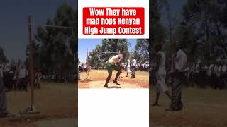 Wow They Have Mad Hops Kenyan High Jump Contest