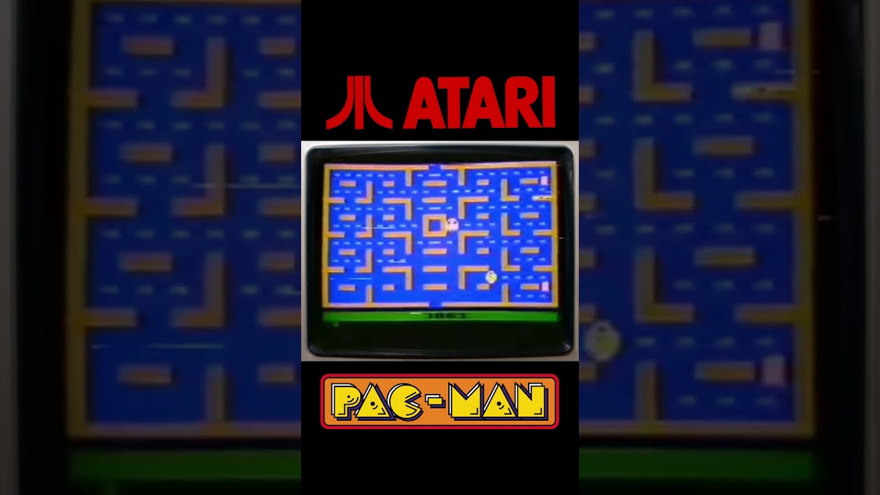 Pac-Man Game For The Atari 2600 Commercial 