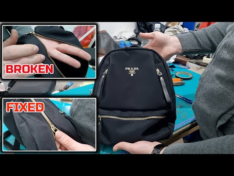 How to repair Zipper on your Expensive PRADA Bag?
