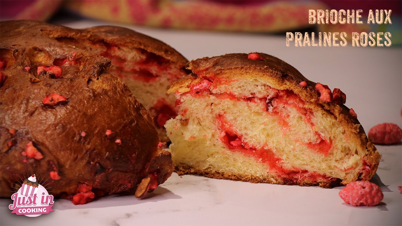 Recette de Brioche aux Pralines Roses