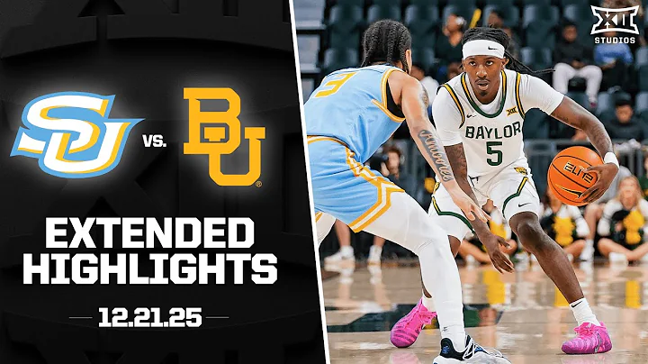Southern vs. Baylor Extended Highlights | 2025-26 Big 12 Men's Basketball