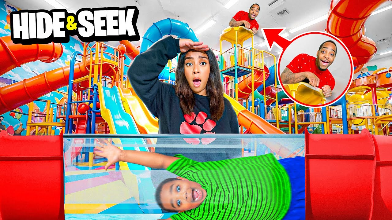 WORLD'S BIGGEST Indoor Playground HIDE AND SEEK CHALLENGE! - YouTube