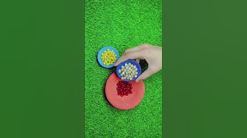 Oddly Satisfying reverse video Colored Beads and Balls #beads #oddlysatisfying #shorts