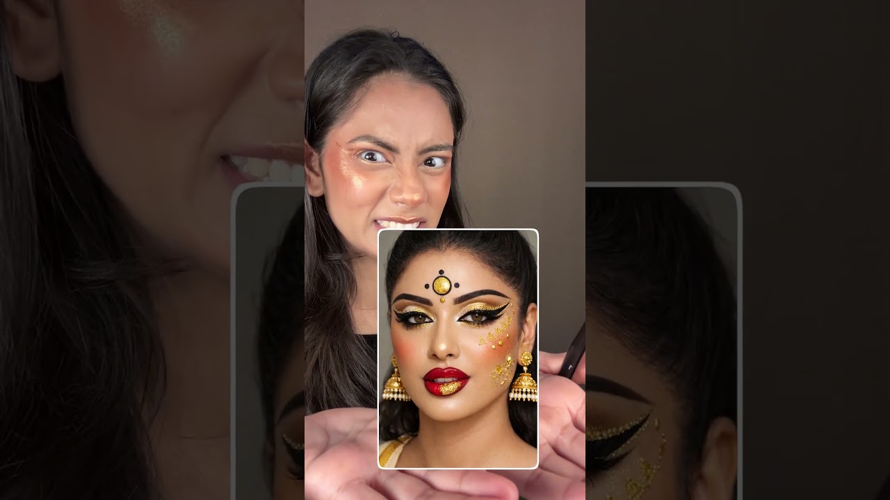 Episode 23 &mdash; Kasavu Saree #IndiaThroughAvantGardeMakeup