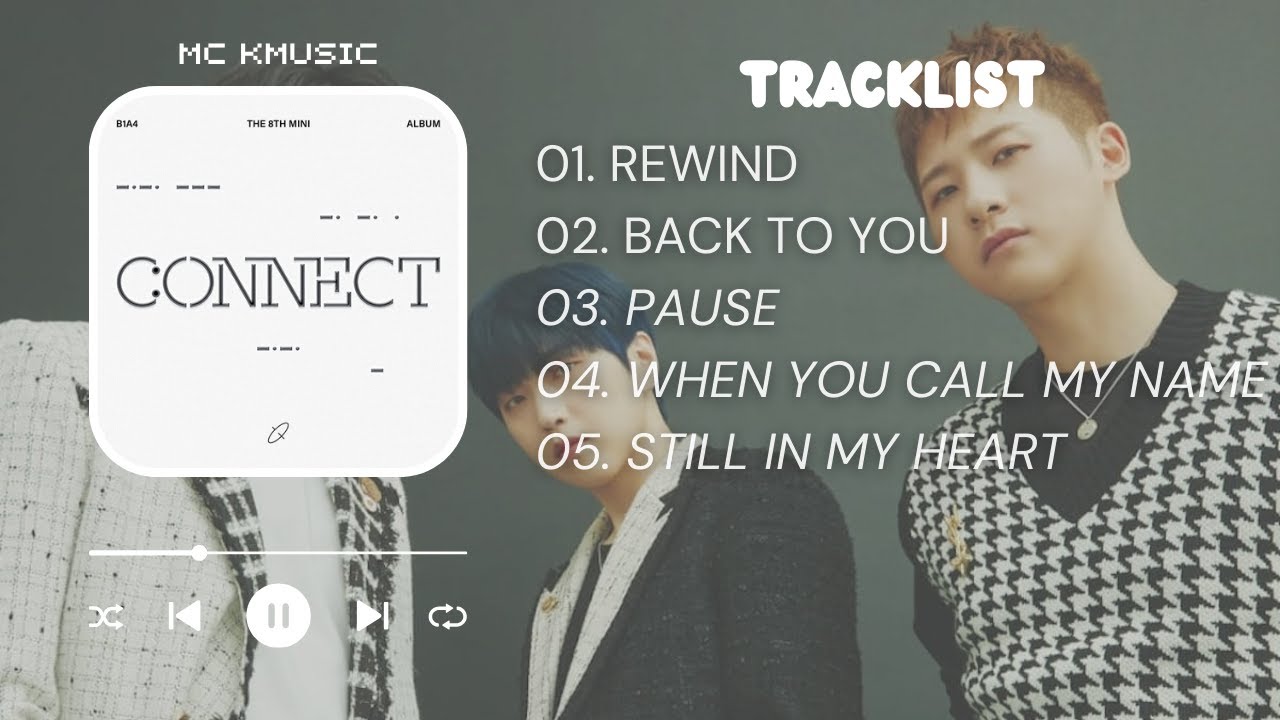 Full Album] B1A4 - CONNECT 8th Mini Album (with transitions) - YouTube