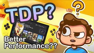 What is the TDP?? And how it can IMPROVE PERFORMANCE on a Windows handheld?
