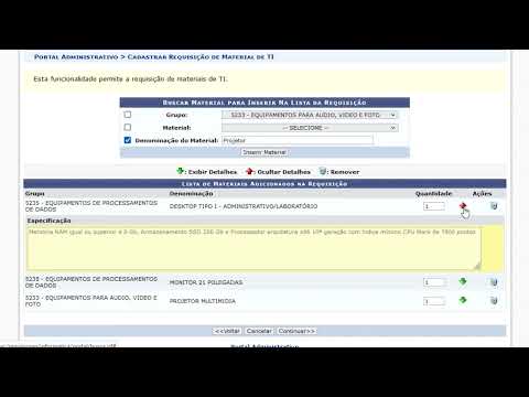 Tutorial: Saiba como solicitar equipamentos de TI pelo SIPAC