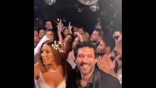 من حفل الزفاف الثاني لـ أنس طيارة و كارول بو خالد 💍 بحضور النجوم