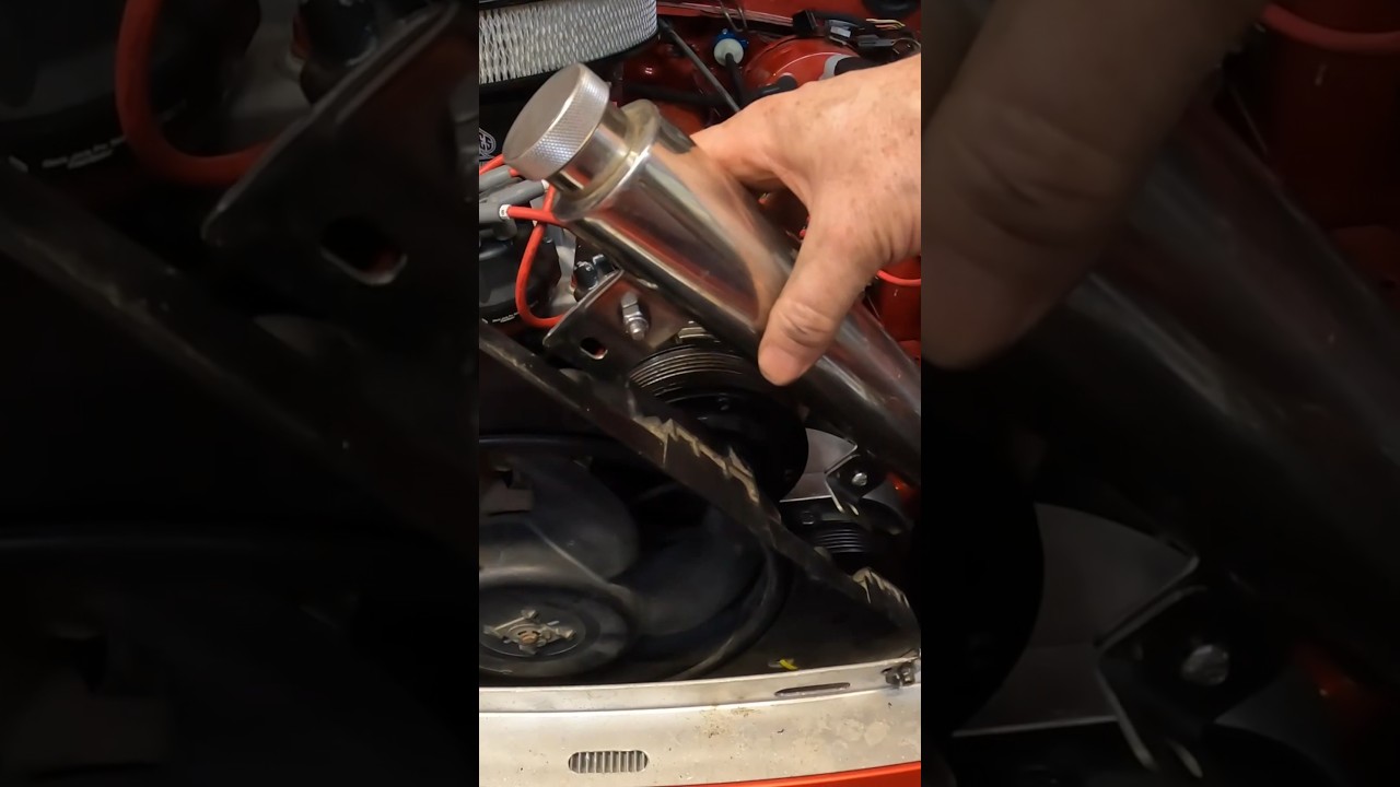 Foxbody Overflow Tank Mounted To Contour Fans  