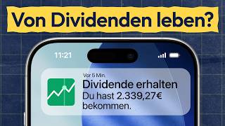 Reichen 250.000€, um von Dividenden zu leben?