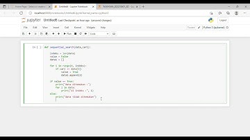 Membuat Program Sequential Search Memiliki Data List Type String