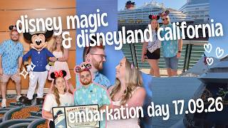 DISNEY MAGIC EMBARKATION DAY🚢 Disney Magic | Mickey's Sail-a-Wave Party | Rapunzel's Royal Table 🤍