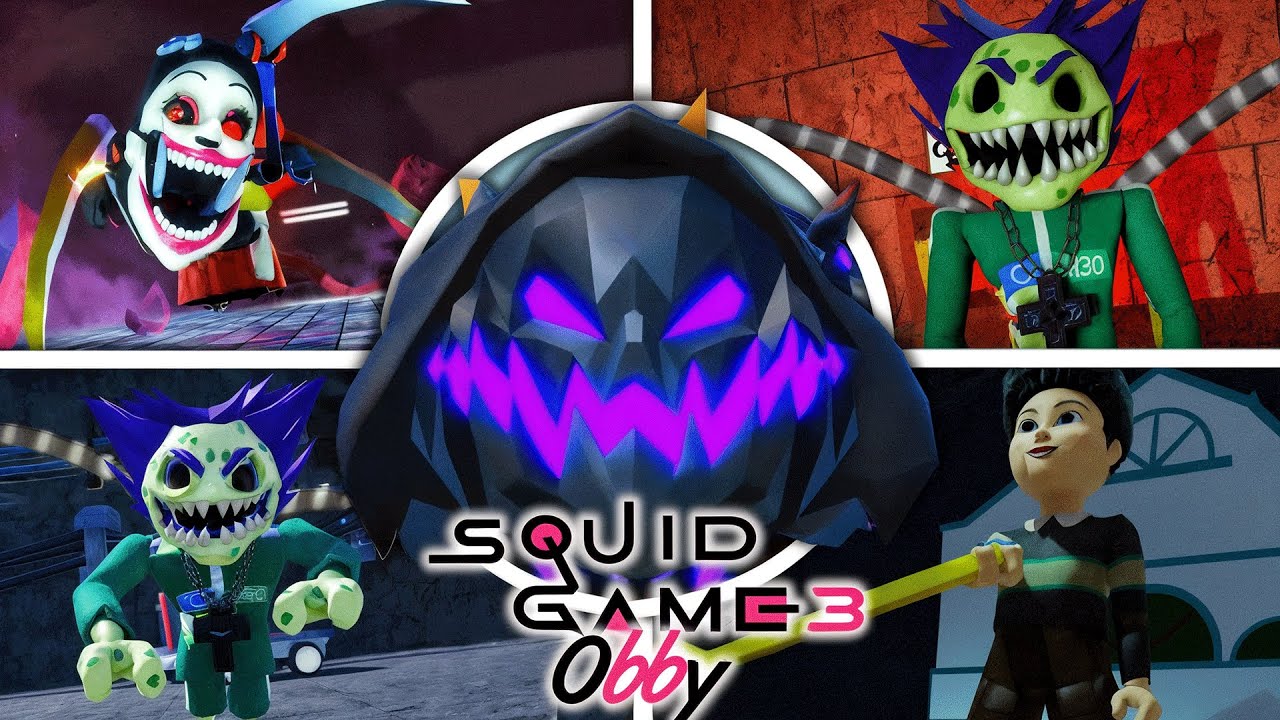 Mega Escape: Squid Game 3 Season - New Boss Fight + Full Game Walkthrough (Roblox Showcase)