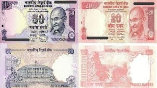 20 Rs. And 50 Rs. New Note Video