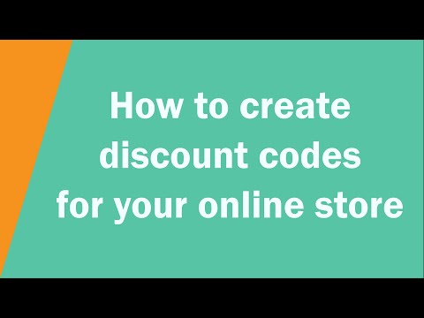 How to create discount codes and coupons for your online store