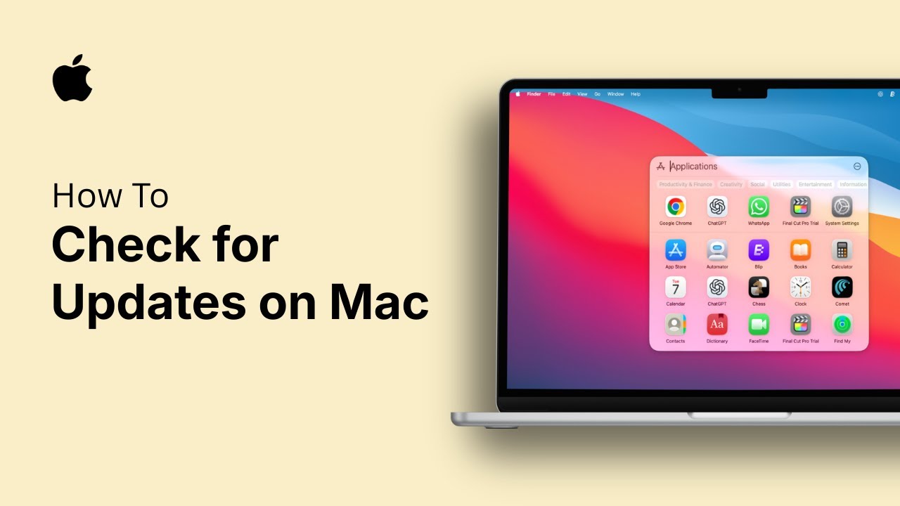 How to Check for Updates on Mac - YouTube