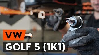 Hoe een stuurkogel vervangen op een VW GOLF 5 (1K1) [AUTODOC-TUTORIAL]