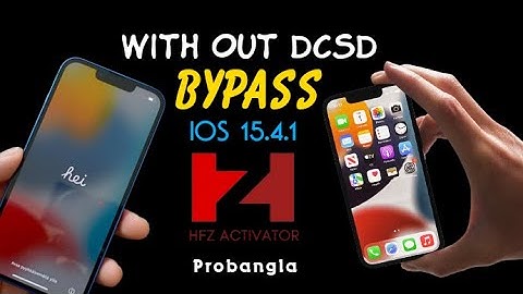 Bypass iCloud iD iOS 15.4.1 WithOut DCSD Cable With HFZ Activator iPhone 8,8Plus, X Hello Screen