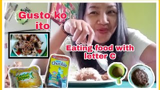 EATING FOOD START WITH LETTER C FOR A DAY CHALLENGE | MyrtleTV ❣️