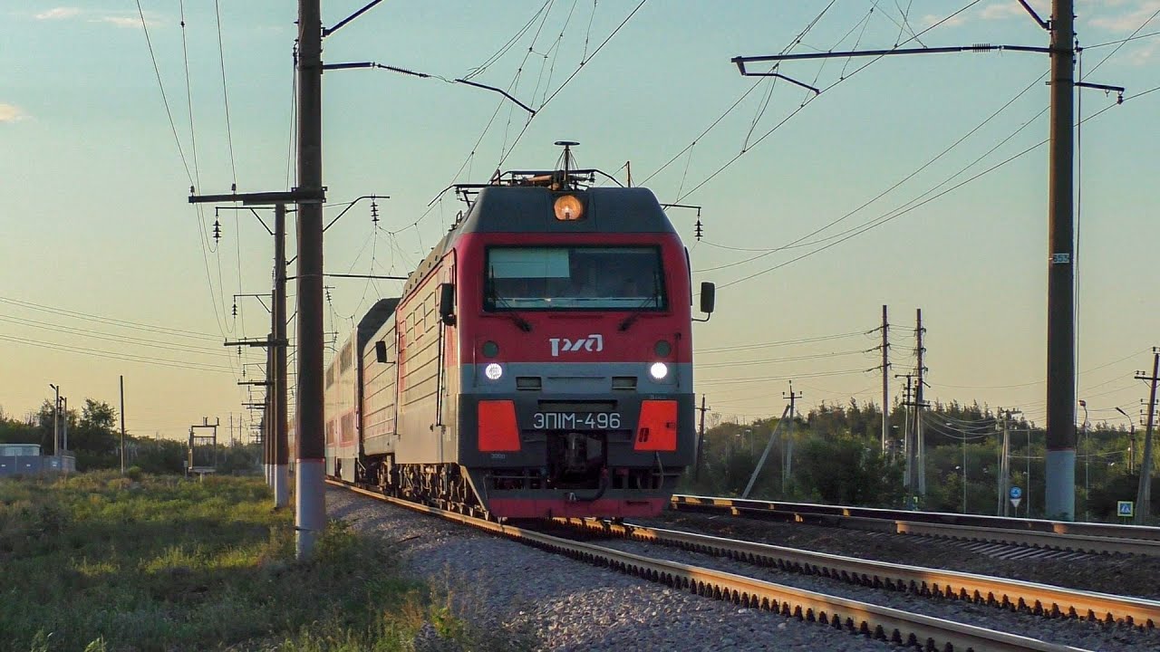 "Пальмира под ЭП1М!" ЭП1М-496 с поездом №36 Санкт-Петербург—Адлер «Северная Пальмира»