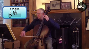 CELLO: One octave scales with Robbie Hausmann
