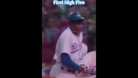 Did you know the first high five was in a 1977 dodgers game? #sports #baseball #high #games #play