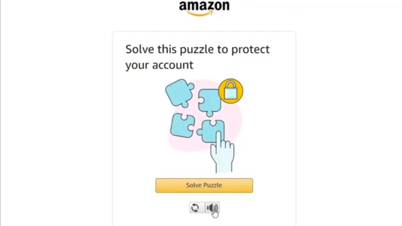 Amazon solve this puzzle to protect your account l l Technical Teru