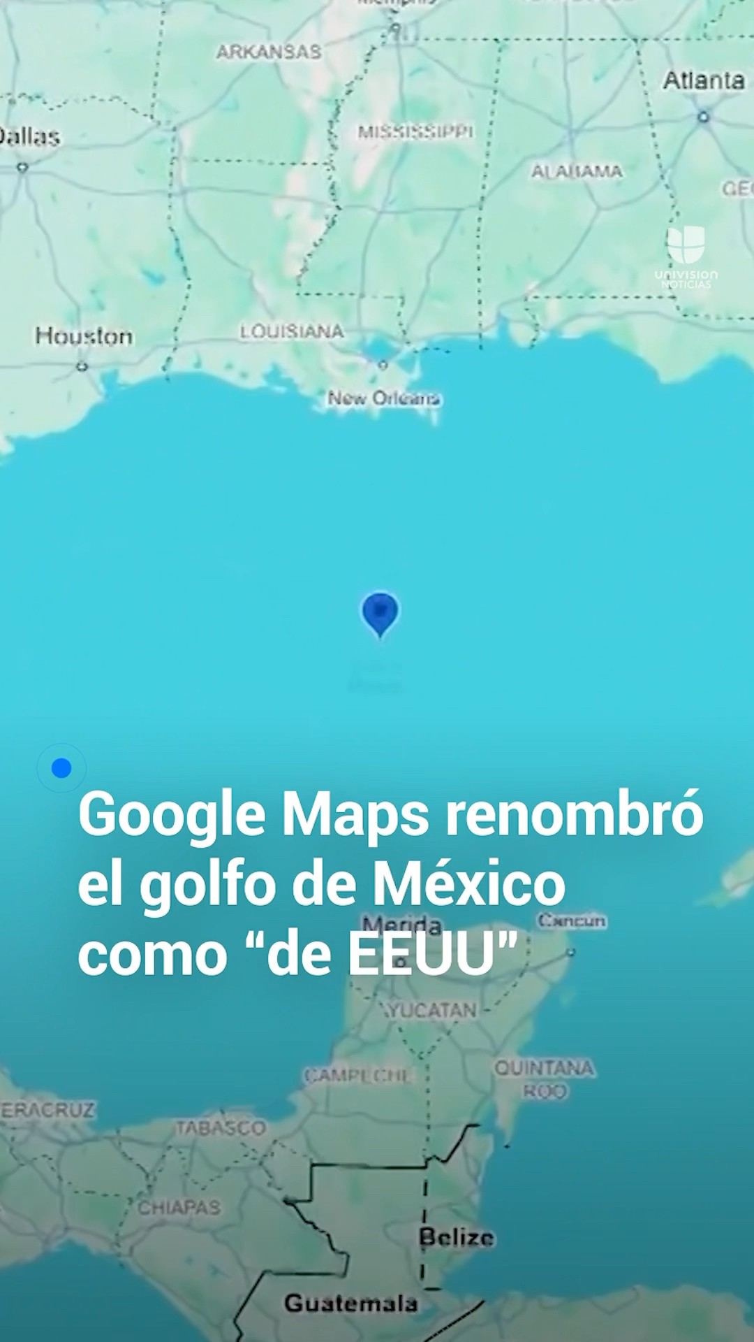 Google ya renombró el golfo de México como “de EEUU” en sus mapas tras orden de Donald Trump