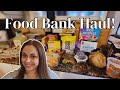 Food bank haul  free food from local food bank march 2024   ontario canada food bank