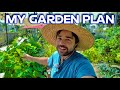 How i plan my spring garden  layout and timing