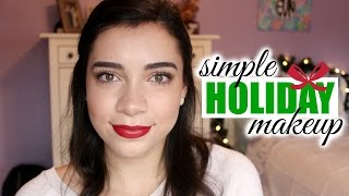 Simple Holiday Makeup | Talk-Thru Tutorial