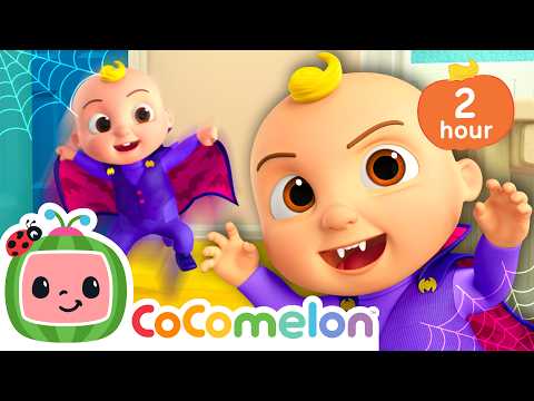 JJ The Vampire Dracula 🧛‍♀️ CoComelon Nursery Rhymes and Kids Songs | 2 HOURS | After School Club