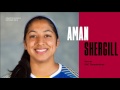 Aman Shergill - Oct 2016 U SPORTS Female Athlete of the Month / Athlète du mois féminin