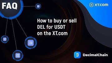 How to buy sell DEL for USDT on the stock exchange XT.com