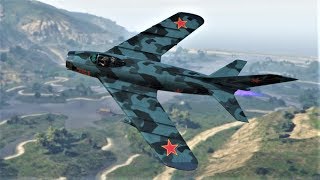 The Agile V-65 Molotok Classic Jet Fighter Customization & Review! - Lets Play GTA5 Online HD E309