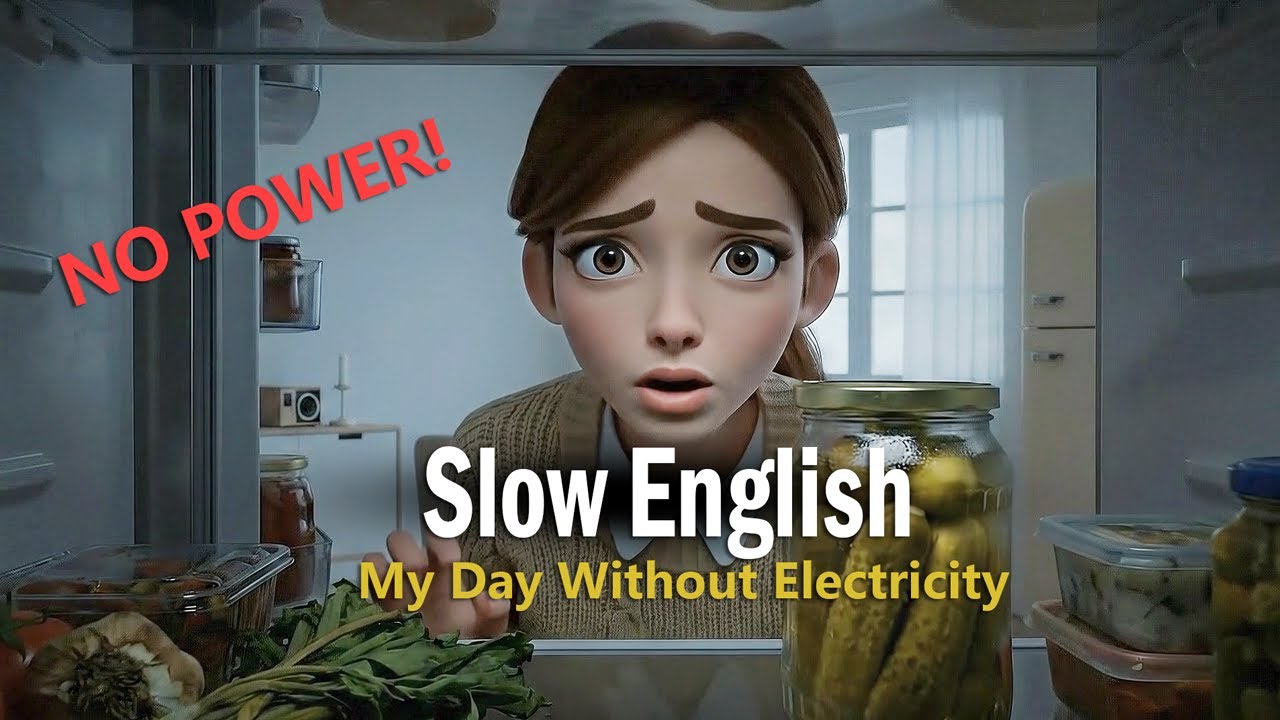 My Day Without Electricity ⚡ | Easy English Listening Practice (A2 Level)