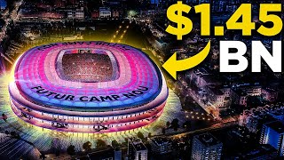 Inside FC Barcelona's $1.45BN Stadium Upgrade!