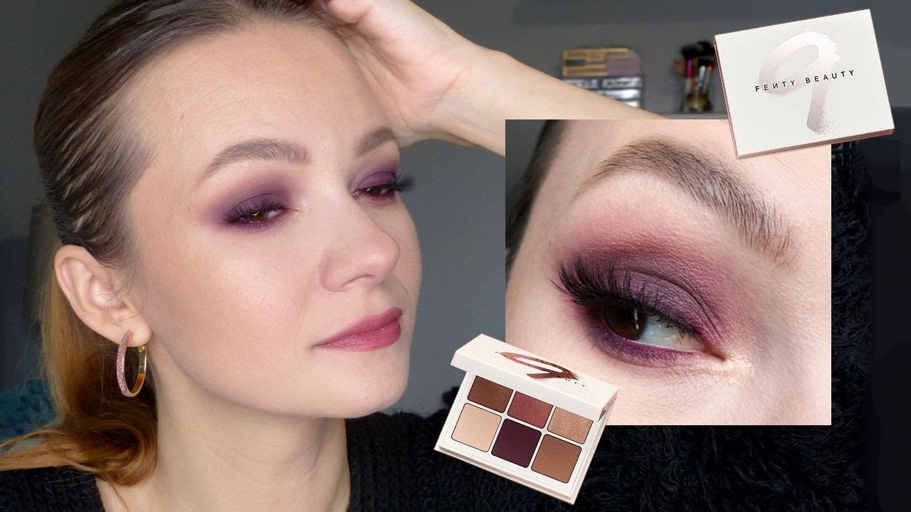 SMOKY EYES PRUNE POUR PAUPIERES TOMBANTES
