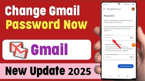 How to Change Gmail Password (Fast & Secure) — 2025