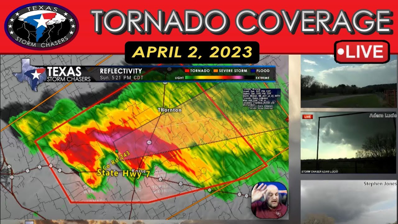 April 2, 2023 LIVE Texas Severe Weather & Tornado Coverage {D} - YouTube