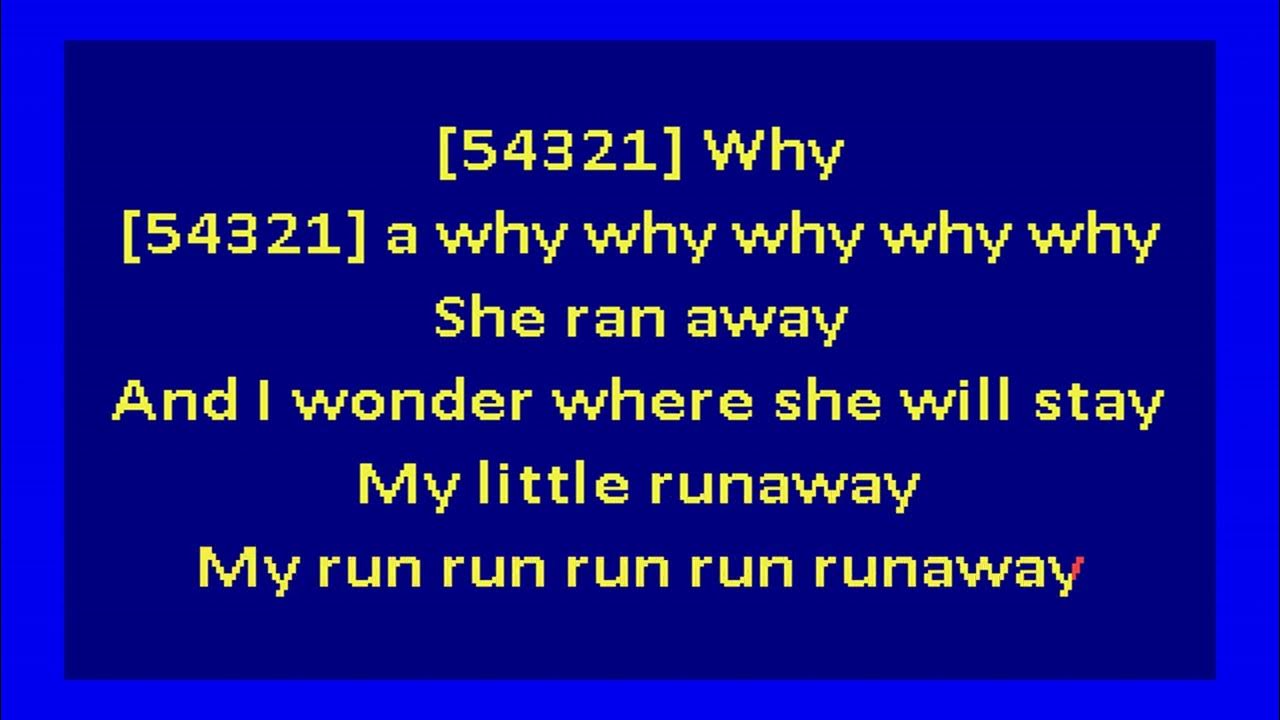 Del Shannon - Runaway(karaoke) Del Shannon - Runaway(karaoke)