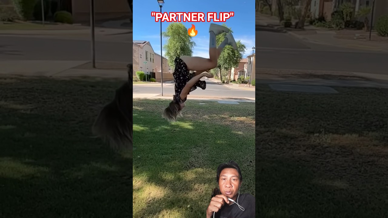 Partner Backflip Unlocked 😅🔥 