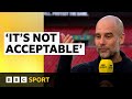 Guardiola anger at unacceptable schedule  fa cup  bbc sport