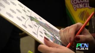 PCN Adult Coloring Night Duxbury Library