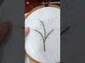 Stem stitch#hand embroidery #viral#shorts