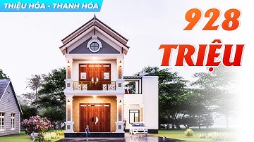 Mẫu Biệt Thự Mái Thái Hình Chữ L 928 TRIỆU Sang Trọng 4 Phòng Ngủ Tại Huyện Thiệu Hóa Tỉnh Thanh Hóa
