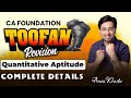 CA Foundation |Toofan Revision Detailed Planner | Maths, Stats &amp; LR | Aman Khedia | Your Maths Buddy