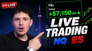 Information DAY TRADING ICT LIVE AM SESSION! $NQ and $ES FUTURES Update